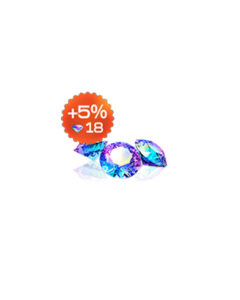368 Gems (350 Gems + 18 Bonus)